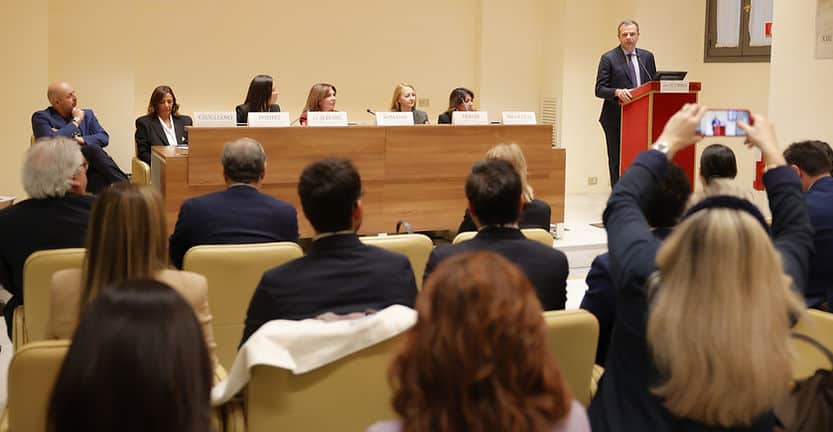 Il Senatore Marco Scurria in apertura dei lavori